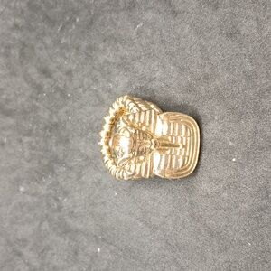 Egyptian pharaoh gold tone stretch ring